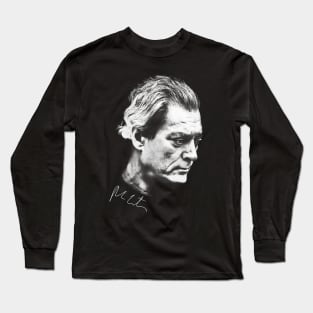 Paul Auster with Signature Long Sleeve T-Shirt